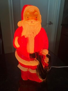 Vintage 1968 Empire SANTA CLAUS Christmas BLOW MOLD 13” Made In USA